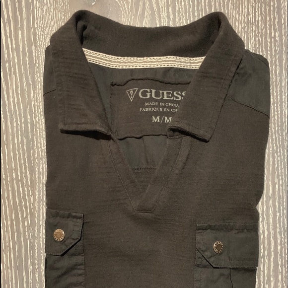 Guess V-Neck Polo - Picture 1 of 4